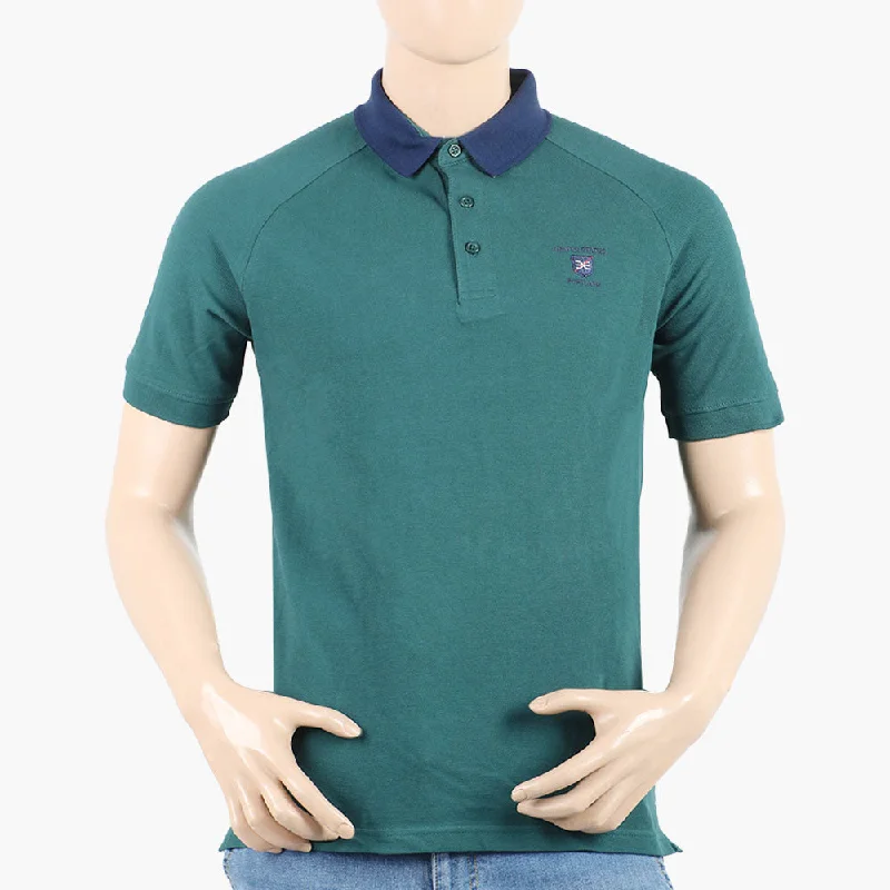 Eminent Men's Polo Half Sleeves T-Shirt - Green