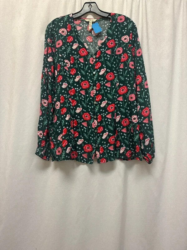 Cozy Looks Top Long Sleeve By Matilda Jane In Green, Size: Xl