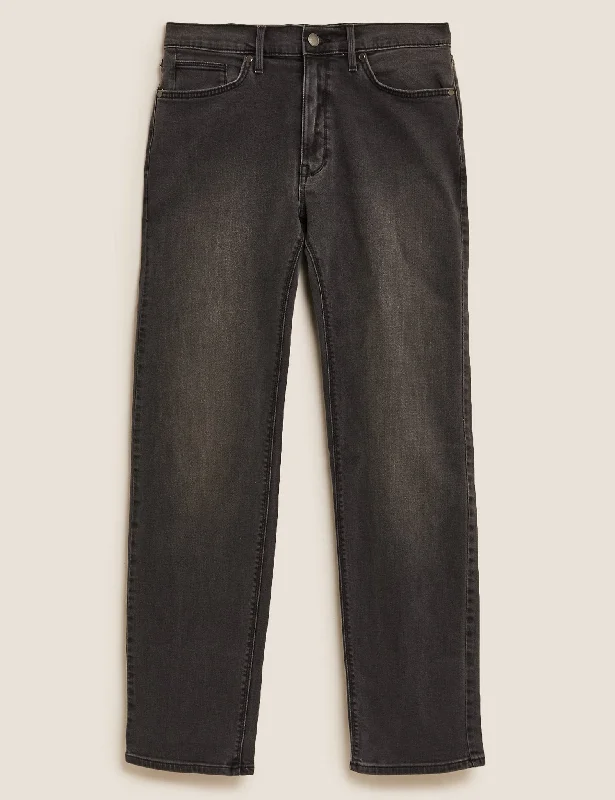 Straight Fit Stretch Jeans