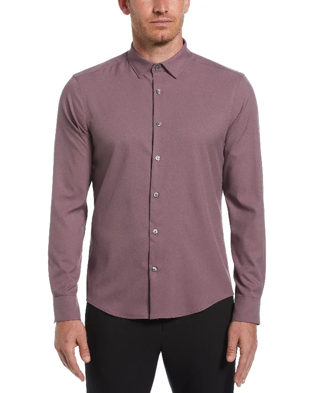 Simple Wardrobe Untucked Total Stretch Slim Fit Shirt