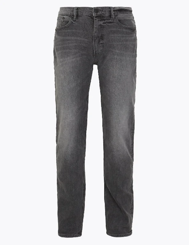 Straight Fit Stretch Jeans