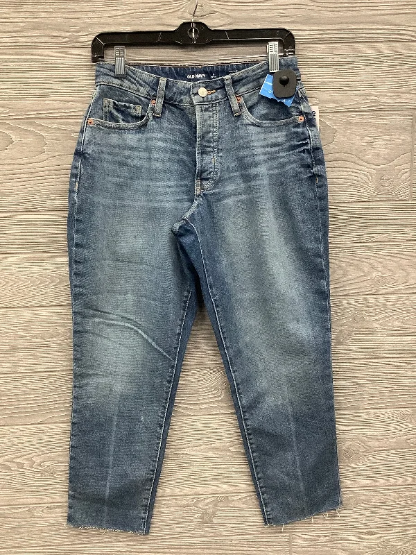 Athletic Gear Jeans Straight By Old Navy In Blue Denim, Size: 6p