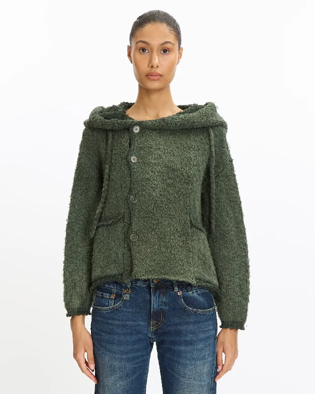 Comfy Hoodies Hooded Parka Cardigan