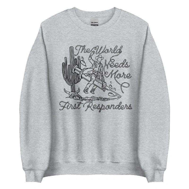 Simple Wardrobe TWNM-First Responders Unisex Crewneck Light Colors