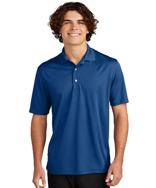 NEW Tall Men's Dri-Mesh Polo Shirt  - Short Sleeve - Sizes L-2XL - Royal Blue