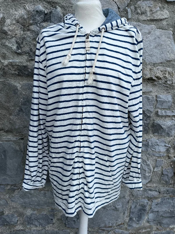 Stripy hoodie    Large