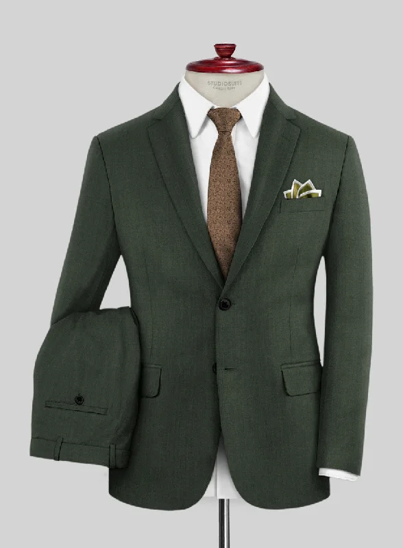 Caccioppoli Sun Dream Siuco Green Wool Suit