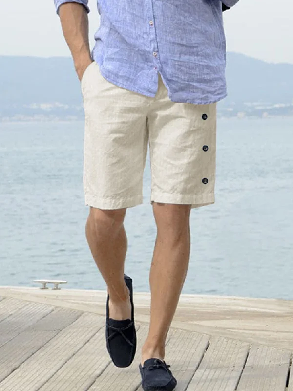 Easygoing Look Leisure Breathable 100% Cotton Shorts