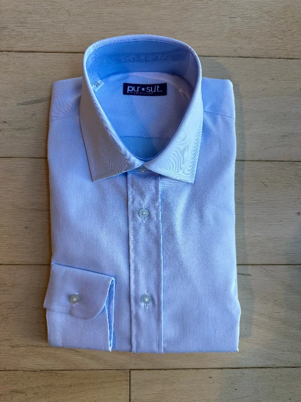 Light Blue Twill Premium Shirt