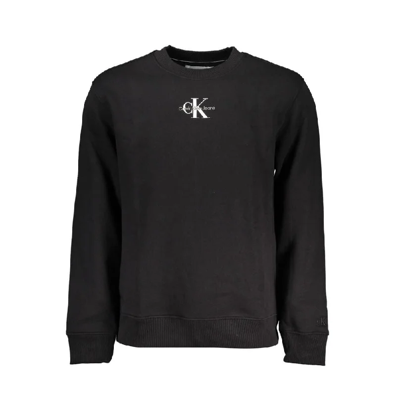 Comfortable Wearables Calvin Klein Sleek Long Sleeve Crew Neck Men's Sweatshirt