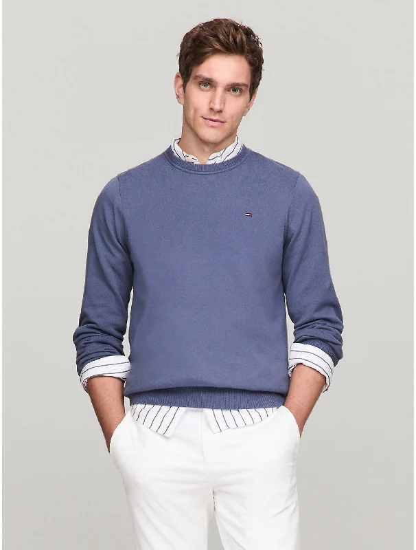 Street Casuals Tommy Hilfiger Men's Flag Logo Crewneck Sweater