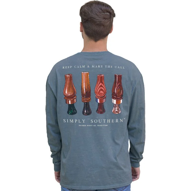 Smart Layers SALE Simply Southern Call Bluestone Unisex Long Sleeve T-Shirt