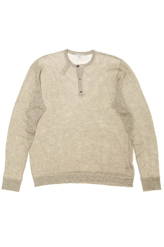 Stylish Layers James Perse - Gray Long Sleeve Thermal - 3